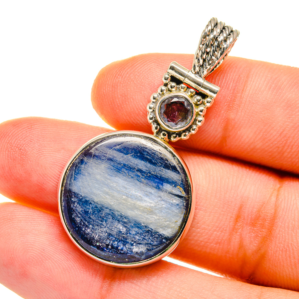 Kyanite Pendants handcrafted by Ana Silver Co - PD12749