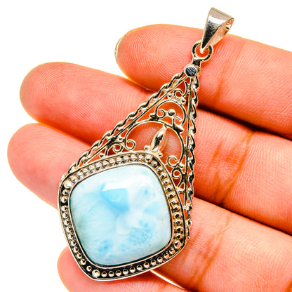 Larimar Pendants handcrafted by Ana Silver Co - PD12769