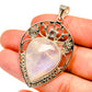 Rainbow Moonstone Pendants handcrafted by Ana Silver Co - PD12772