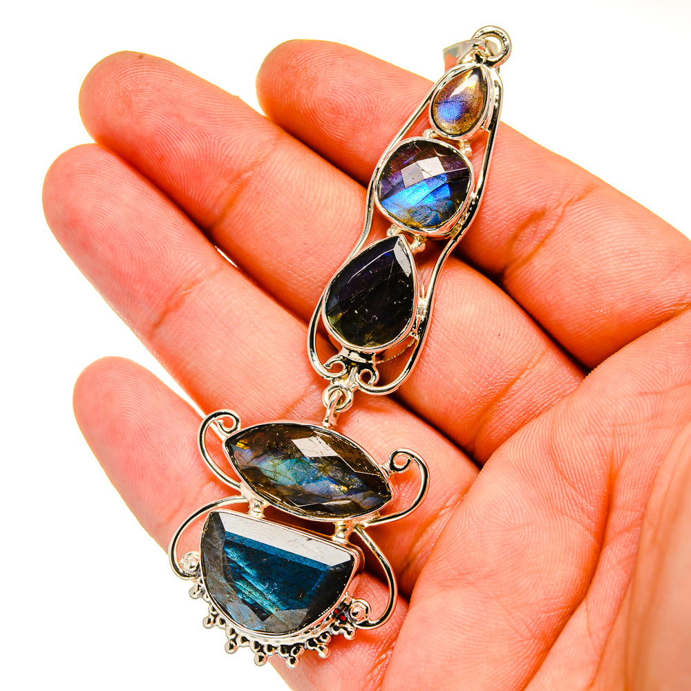 Labradorite Pendants handcrafted by Ana Silver Co - PD12775