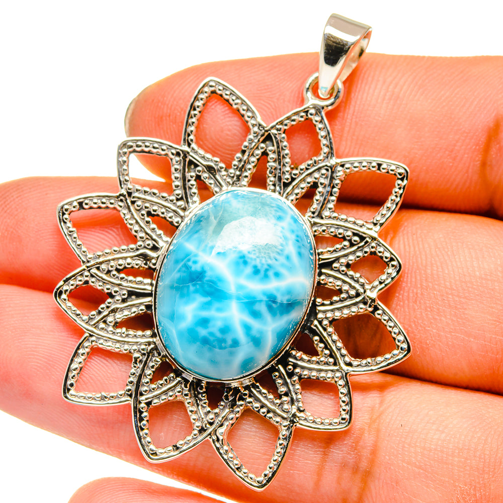 Larimar Pendants handcrafted by Ana Silver Co - PD12776