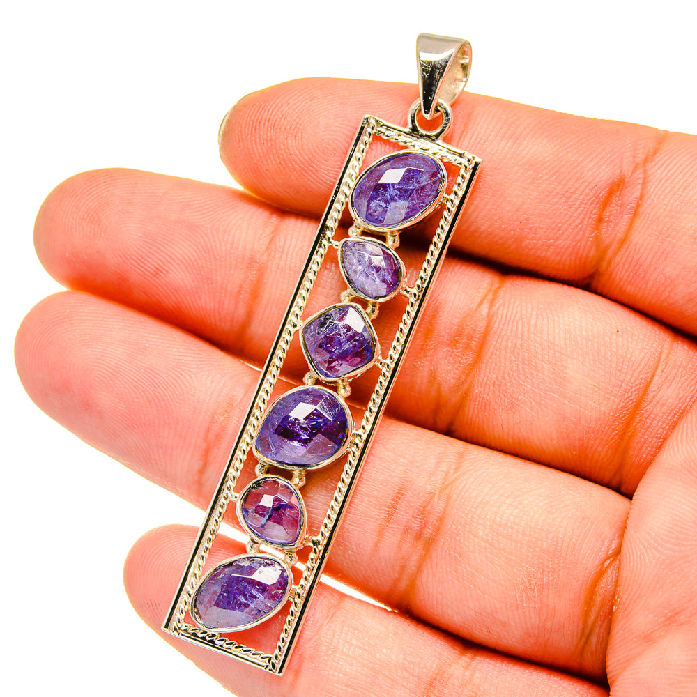 Tanzanite Pendants handcrafted by Ana Silver Co - PD12798