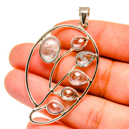 Aquamarine Pendants handcrafted by Ana Silver Co - PD12802