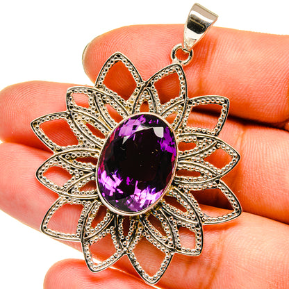 Amethyst Pendants handcrafted by Ana Silver Co - PD12810