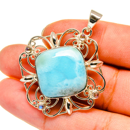 Larimar Pendants handcrafted by Ana Silver Co - PD12813
