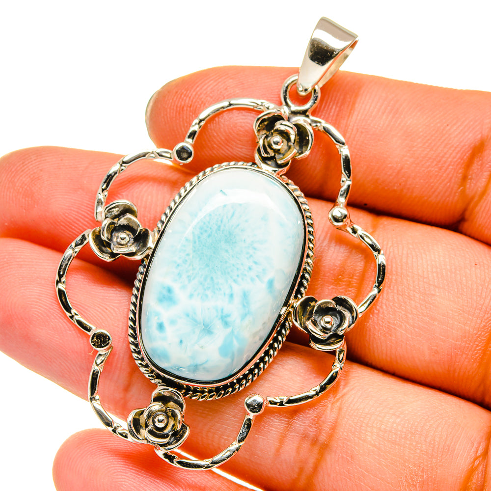 Larimar Pendants handcrafted by Ana Silver Co - PD12816