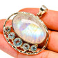 Rainbow Moonstone Pendants handcrafted by Ana Silver Co - PD12818