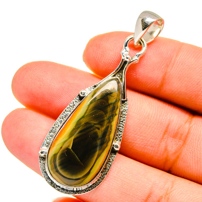 Willow Creek Jasper Pendants handcrafted by Ana Silver Co - PD12827
