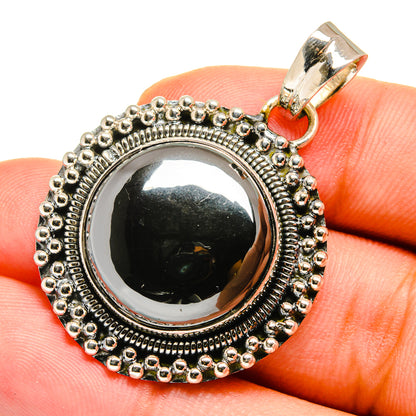 Hematite Pendants handcrafted by Ana Silver Co - PD12833