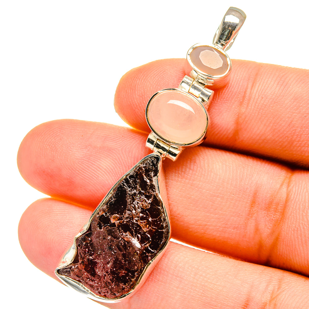 Garnet Pendants handcrafted by Ana Silver Co - PD12834