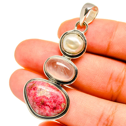 Thulite Pendants handcrafted by Ana Silver Co - PD12835