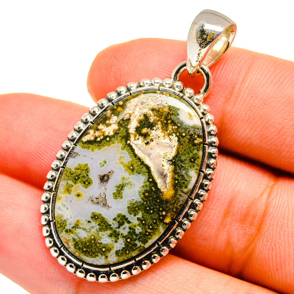 Ocean Jasper Pendants handcrafted by Ana Silver Co - PD12840