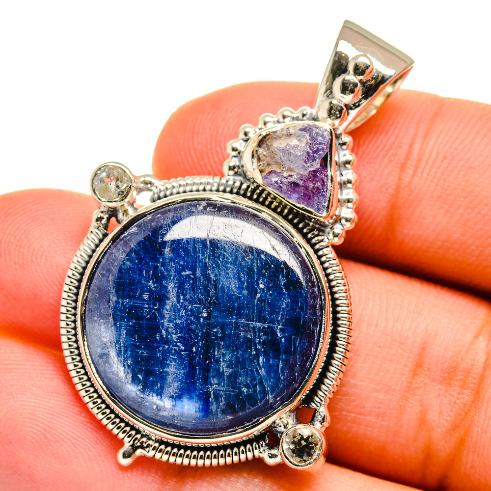 Kyanite Pendants handcrafted by Ana Silver Co - PD12846