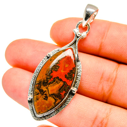 Moroccan Agate Pendants handcrafted by Ana Silver Co - PD12852