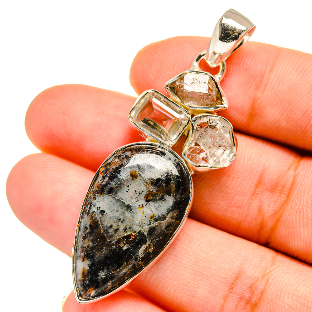 Russian Eudialyte Pendants handcrafted by Ana Silver Co - PD12862