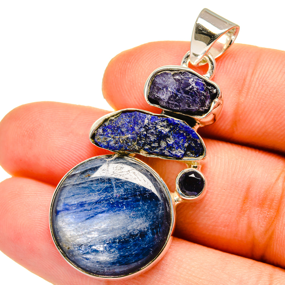 Kyanite Pendants handcrafted by Ana Silver Co - PD12863