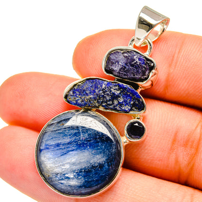 Kyanite Pendants handcrafted by Ana Silver Co - PD12863