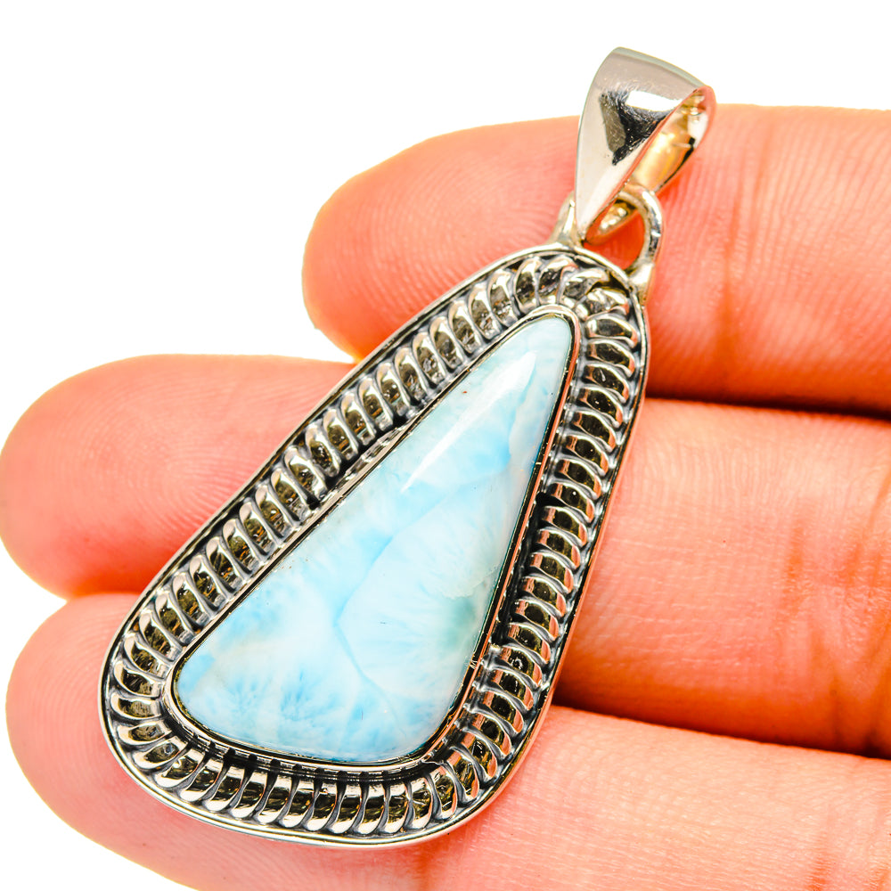 Larimar Pendants handcrafted by Ana Silver Co - PD12864