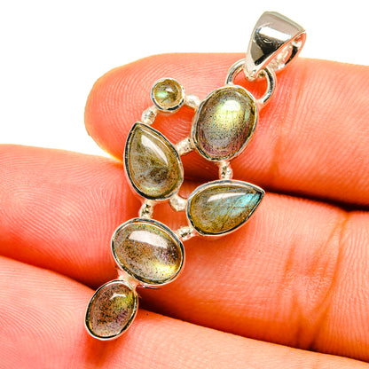 Labradorite Pendants handcrafted by Ana Silver Co - PD12872
