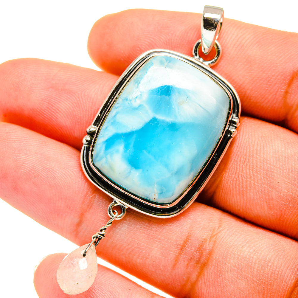 Larimar Pendants handcrafted by Ana Silver Co - PD12879
