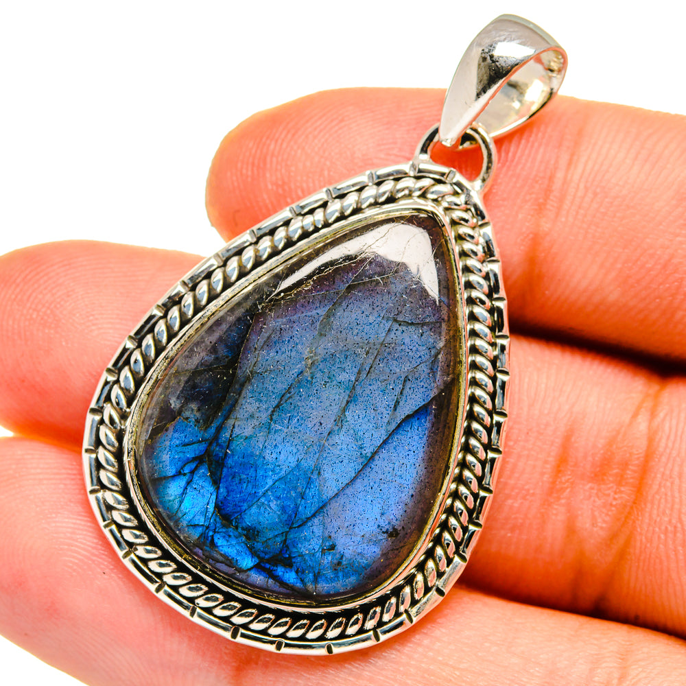 Labradorite Pendants handcrafted by Ana Silver Co - PD12881