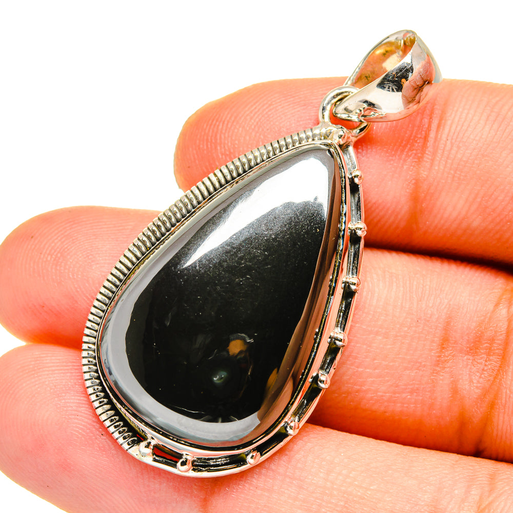 Hematite Pendants handcrafted by Ana Silver Co - PD12894