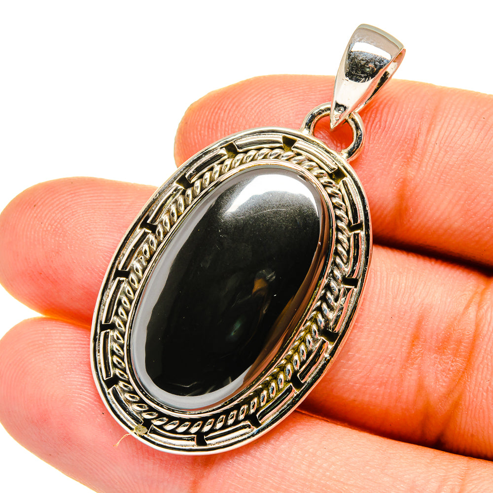 Hematite Pendants handcrafted by Ana Silver Co - PD12902