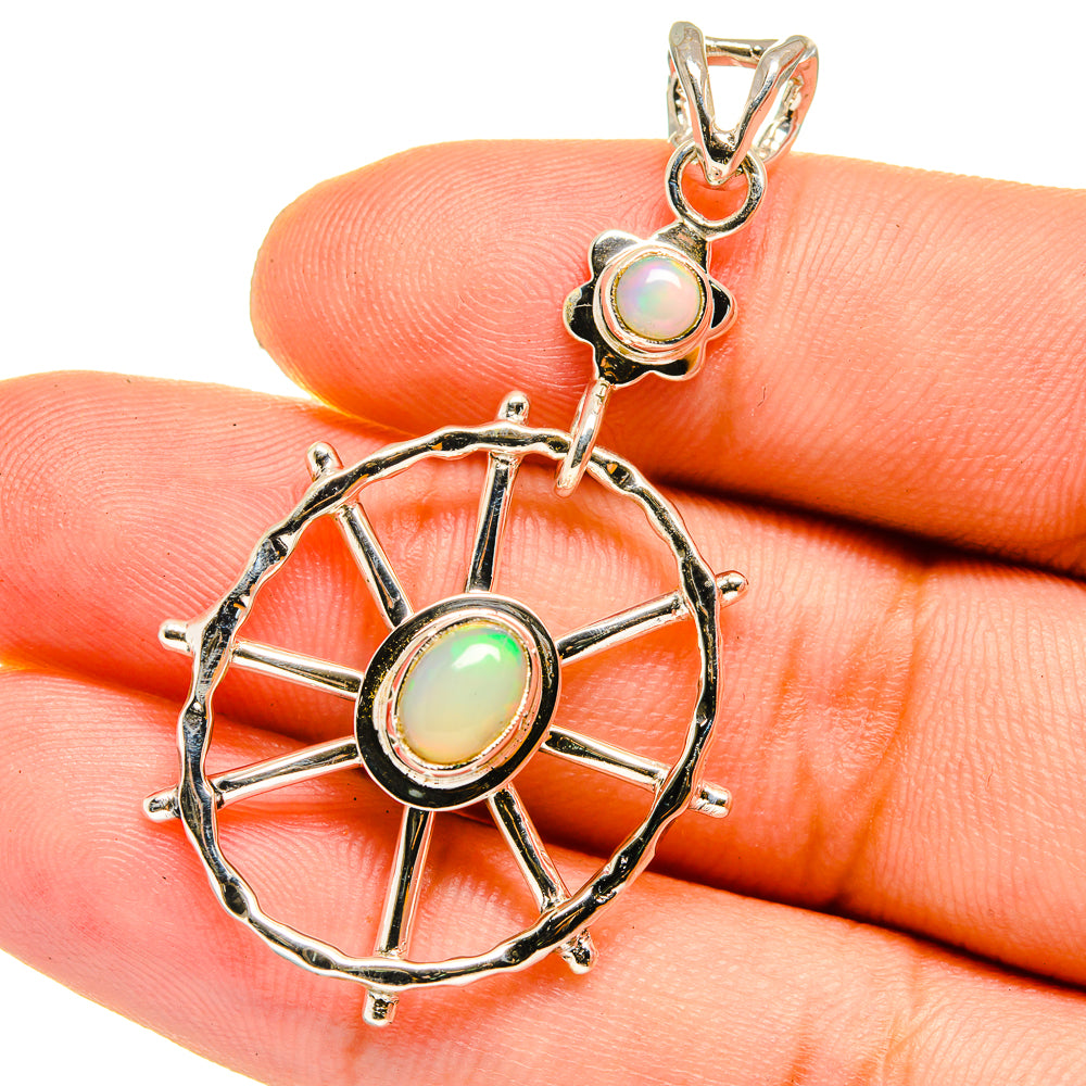 Ethiopian Opal Pendants handcrafted by Ana Silver Co - PD12915