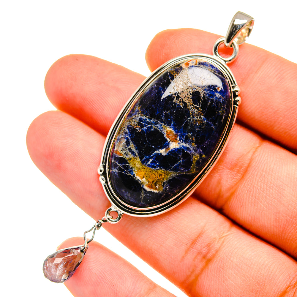 Sodalite Pendants handcrafted by Ana Silver Co - PD12924