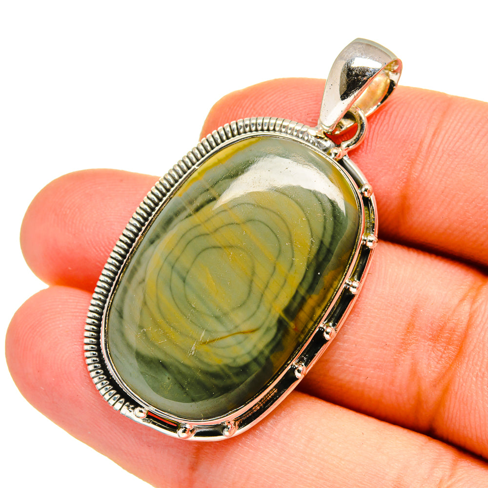 Willow Creek Jasper Pendants handcrafted by Ana Silver Co - PD12926
