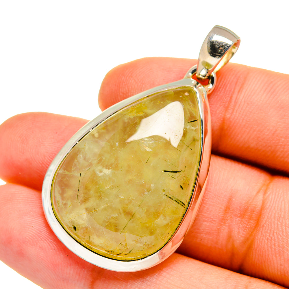 Prehnite Pendants handcrafted by Ana Silver Co - PD12932