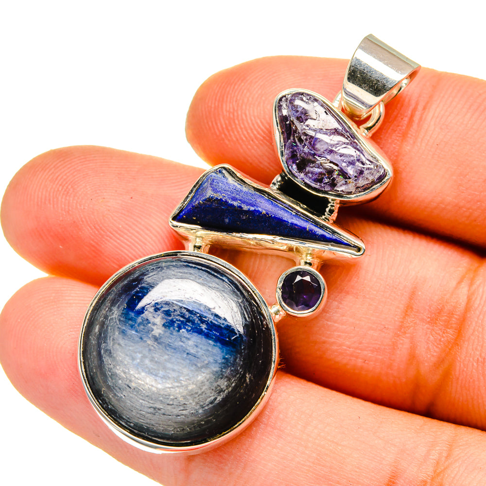 Kyanite Pendants handcrafted by Ana Silver Co - PD12936