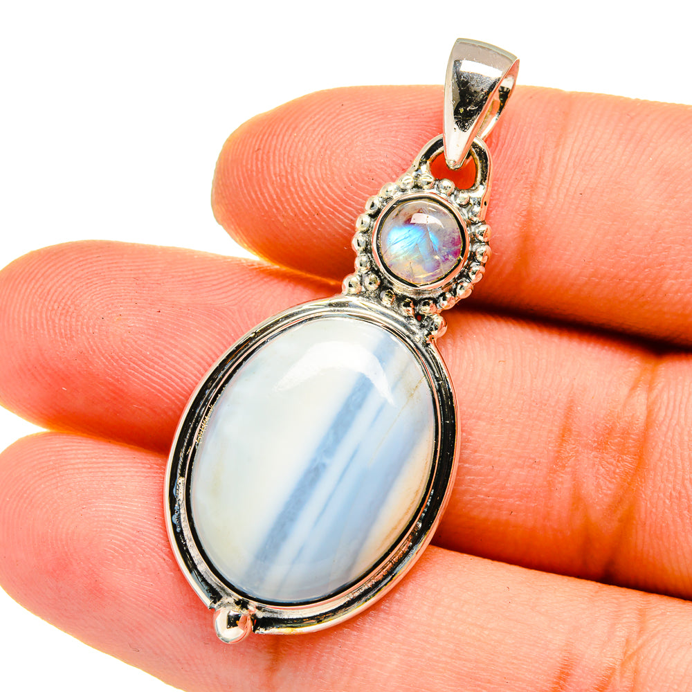 Owyhee Opal Pendants handcrafted by Ana Silver Co - PD12937