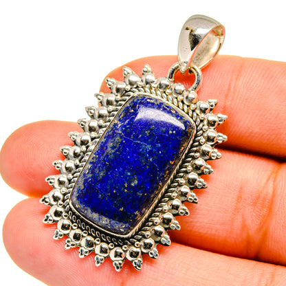 Lapis Lazuli Pendants handcrafted by Ana Silver Co - PD12940