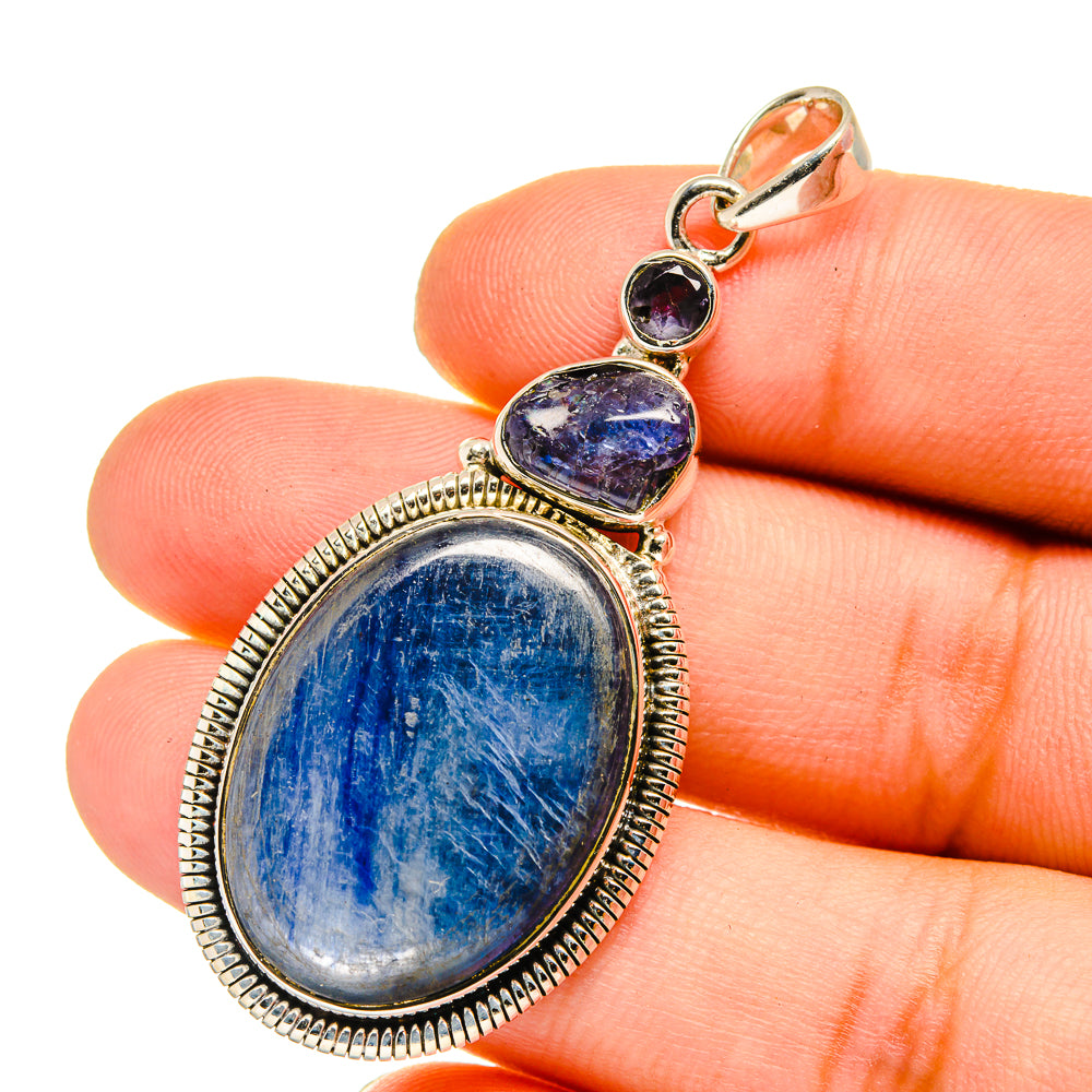 Kyanite Pendants handcrafted by Ana Silver Co - PD12966