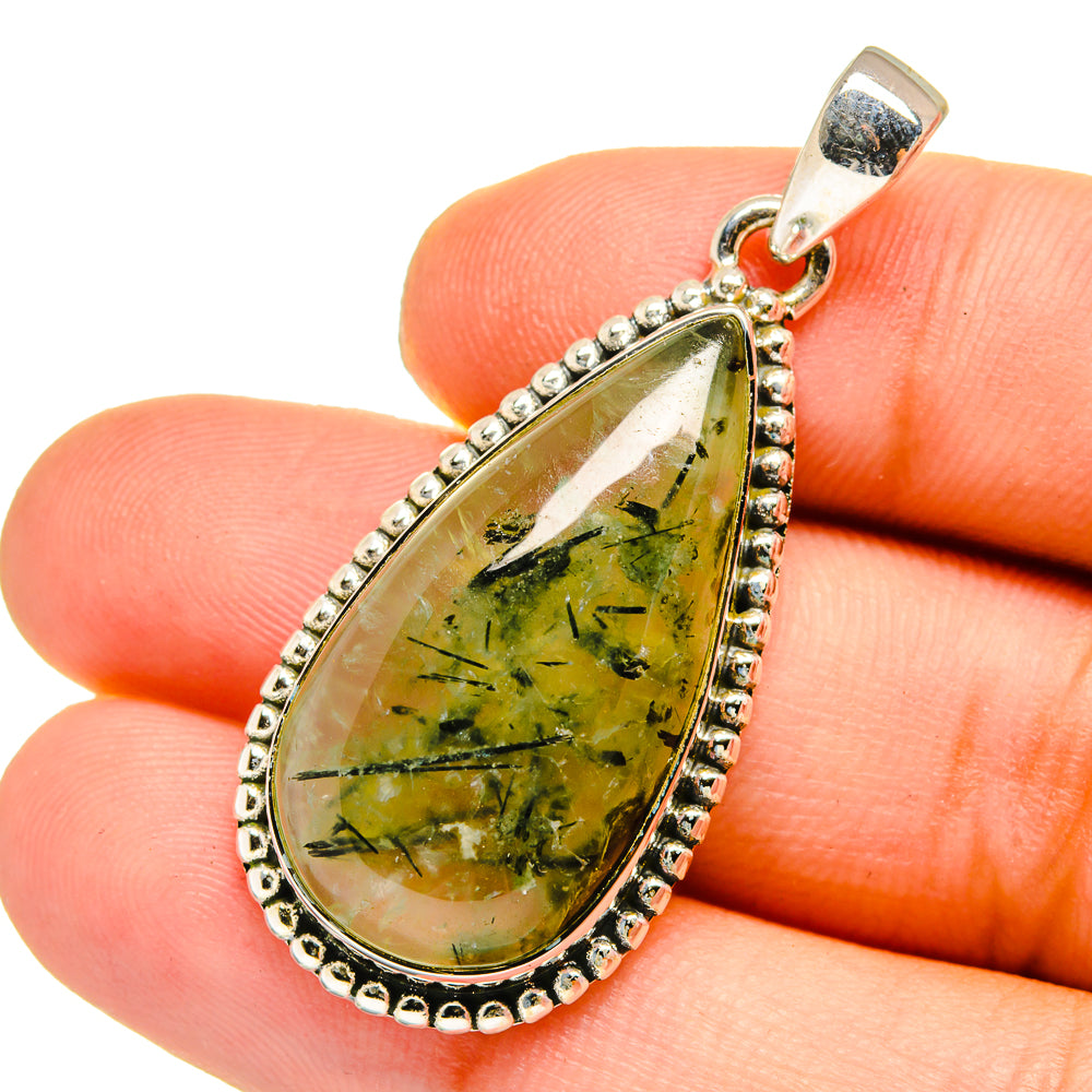 Prehnite Pendants handcrafted by Ana Silver Co - PD12968