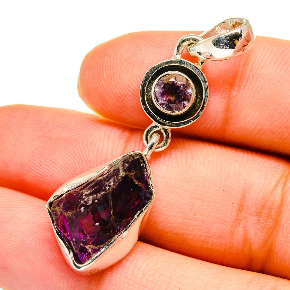 Amethyst Pendants handcrafted by Ana Silver Co - PD12979