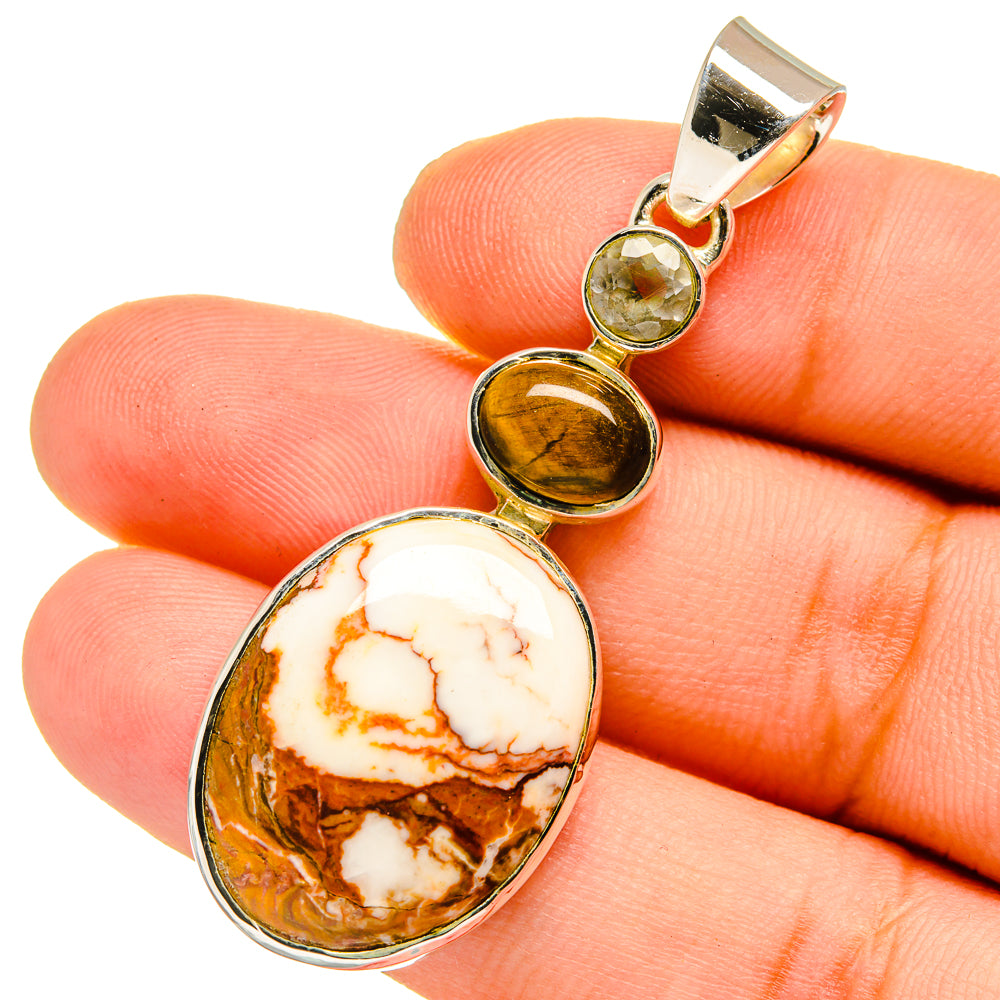 Wild Horse Jasper Pendants handcrafted by Ana Silver Co - PD12981