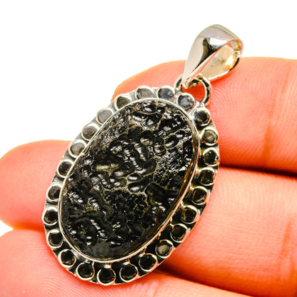 Tektite Pendants handcrafted by Ana Silver Co - PD12985