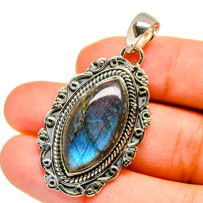 Labradorite Pendants handcrafted by Ana Silver Co - PD12989