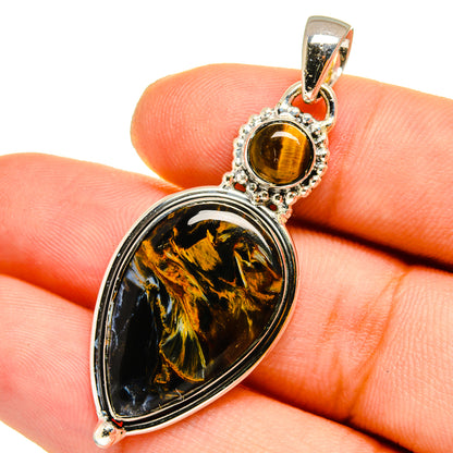 Pietersite Pendants handcrafted by Ana Silver Co - PD12993