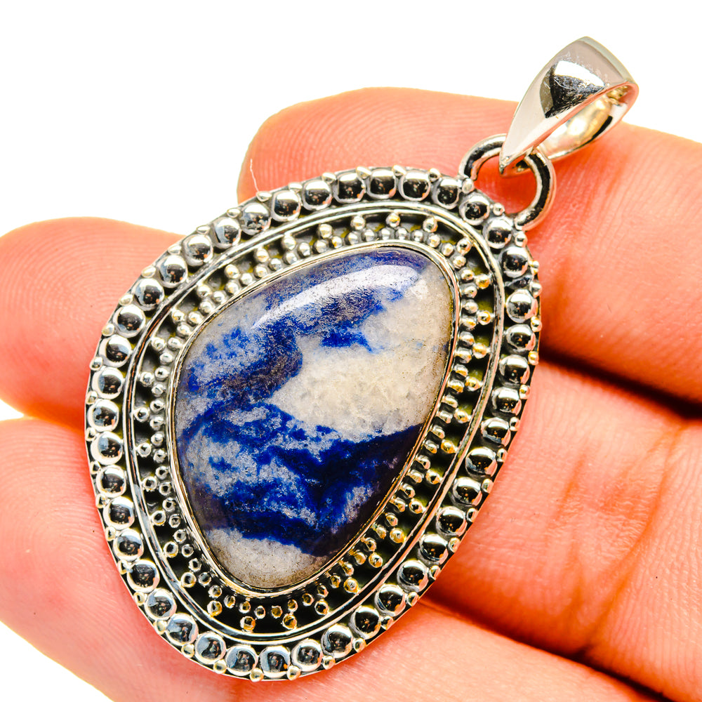 Sodalite Pendants handcrafted by Ana Silver Co - PD12996