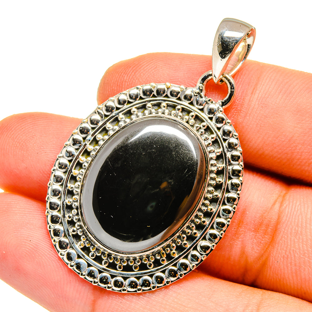 Hematite Pendants handcrafted by Ana Silver Co - PD13004