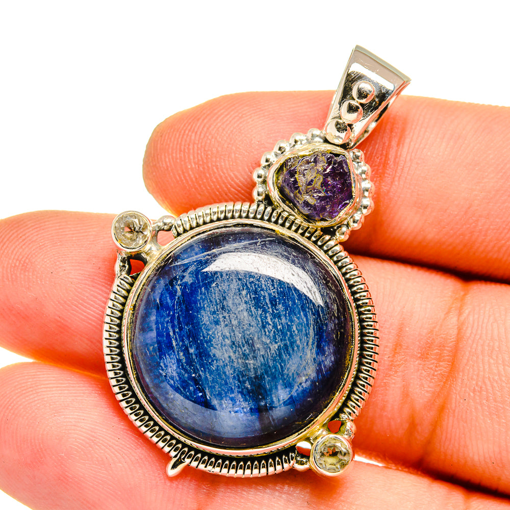 Kyanite Pendants handcrafted by Ana Silver Co - PD13009