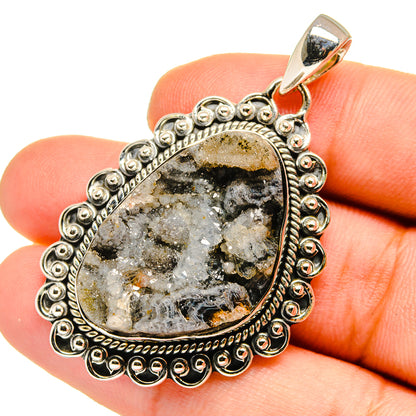 Desert Druzy Pendants handcrafted by Ana Silver Co - PD13012