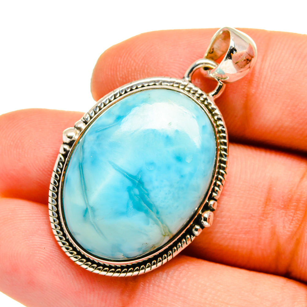 Larimar Pendants handcrafted by Ana Silver Co - PD13015