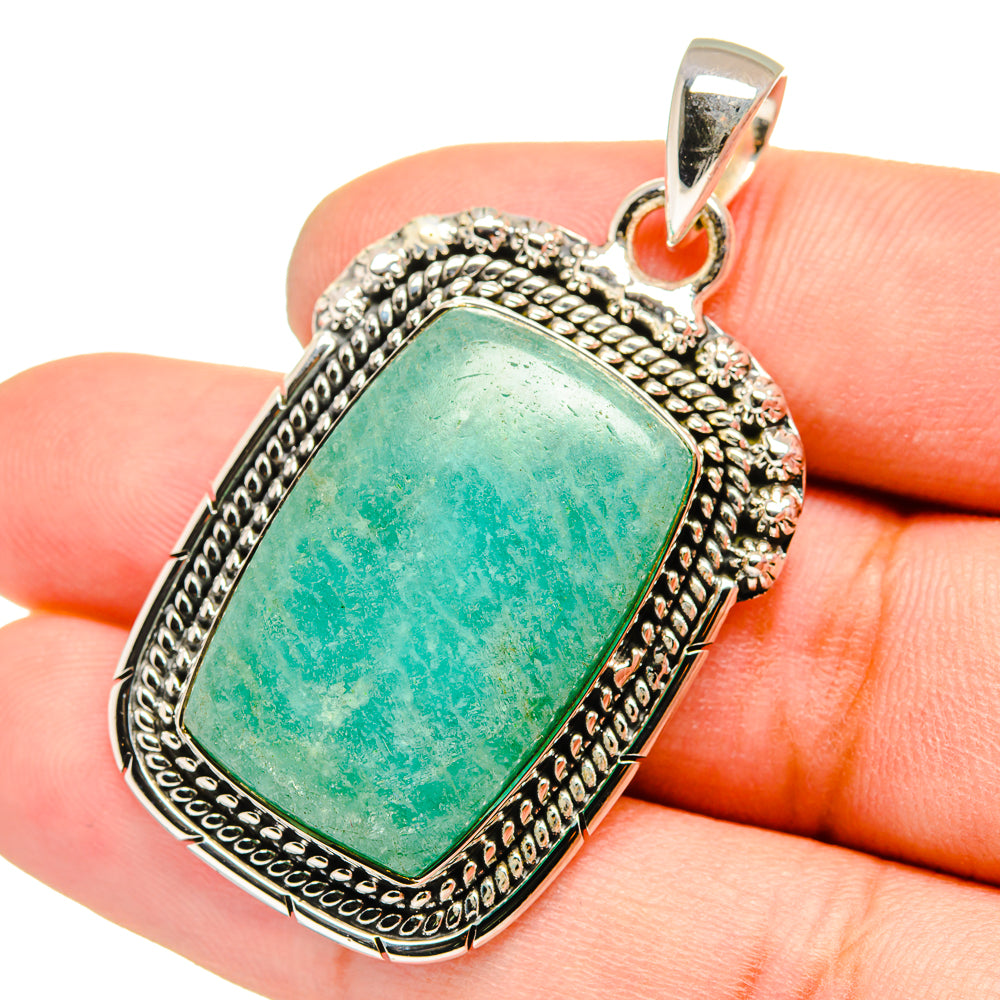 Amazonite Pendants handcrafted by Ana Silver Co - PD13021