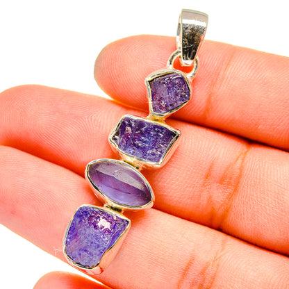 Tanzanite Pendants handcrafted by Ana Silver Co - PD13026