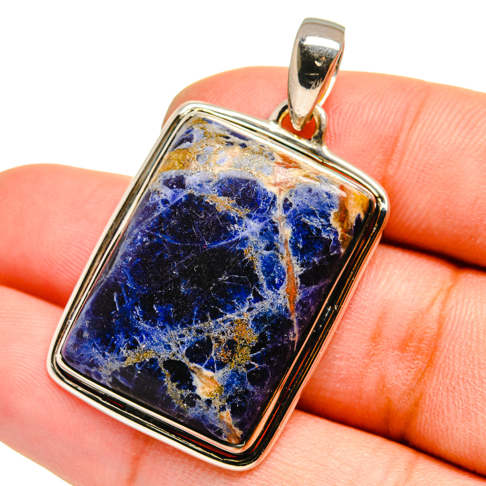 Sodalite Pendants handcrafted by Ana Silver Co - PD13032