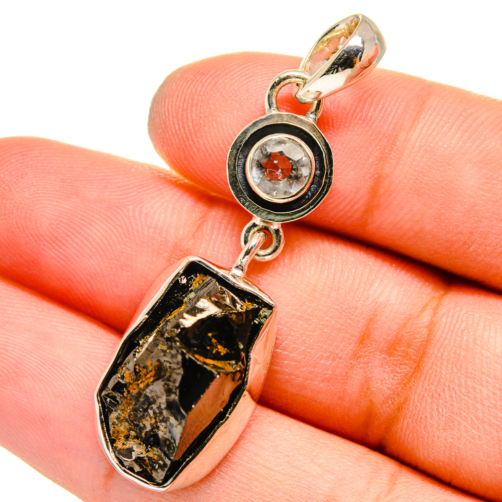 Shungite Pendants handcrafted by Ana Silver Co - PD13035